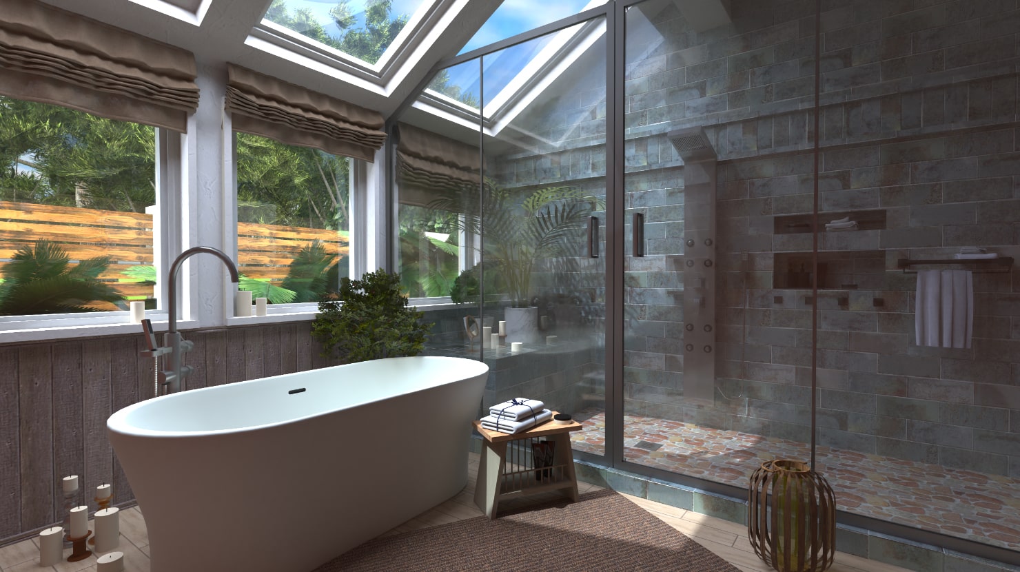 Home Spa Bathroom Design Ideas