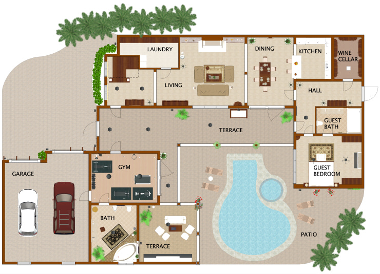 Floor Plan Sketch Sample - Floor Plan for Real Estate FPRE | Starts at $29  per Plan