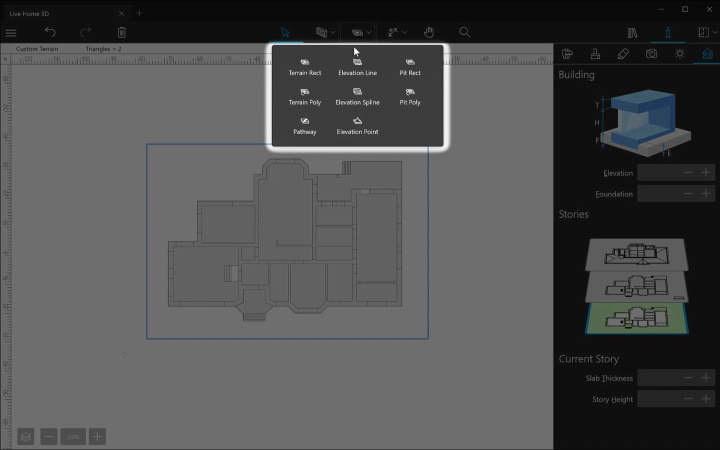 live home 3d terrain