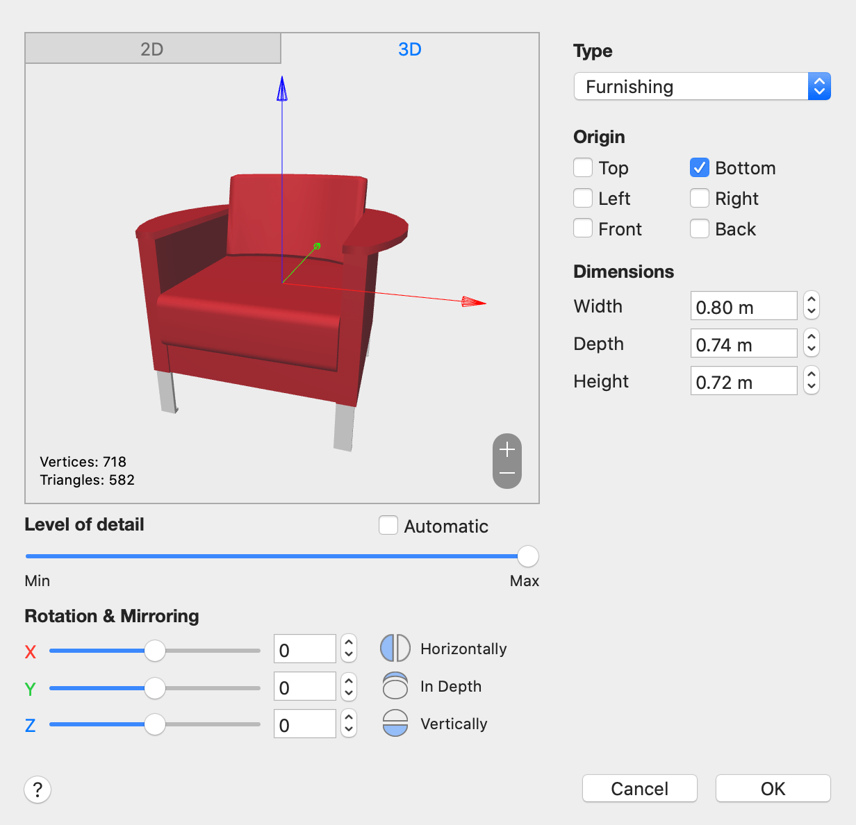 Type & Representation Dialog