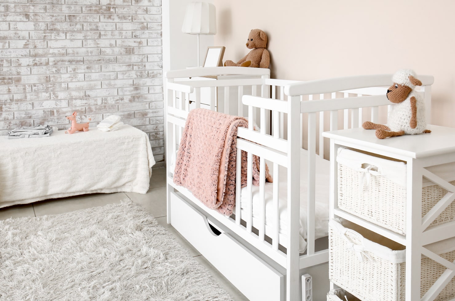 Space saver cot with hot sale storage