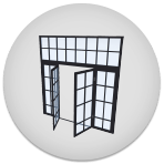 Collection of Doors, Windows and Gates icon