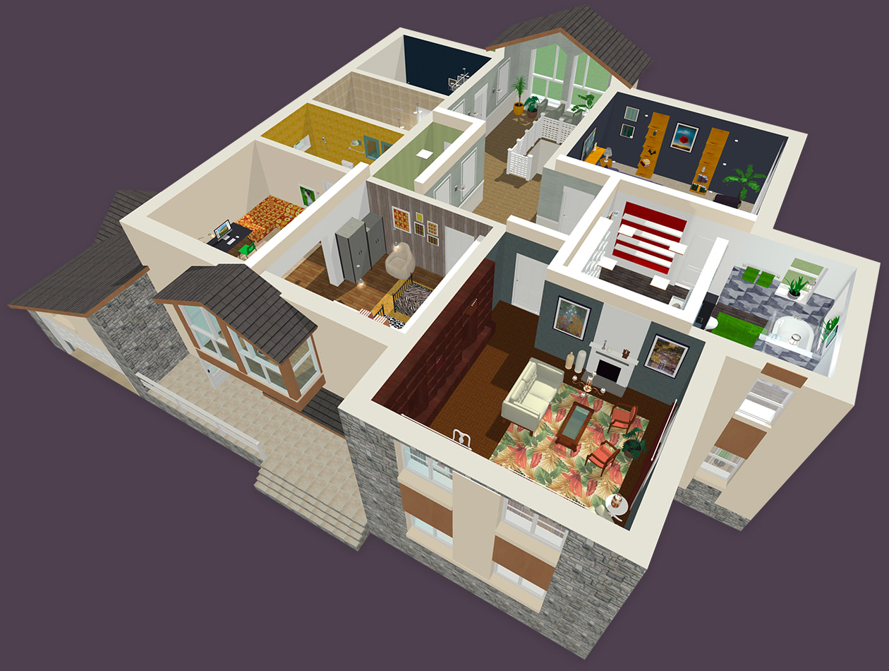 Meditativ George Hanbury Spr hen 3d Floor Plan Asche Telemacos 