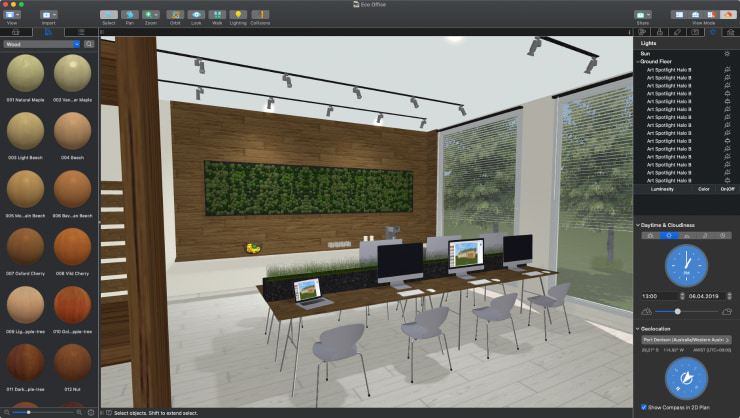 Online Tools for Planning A Space in 3D