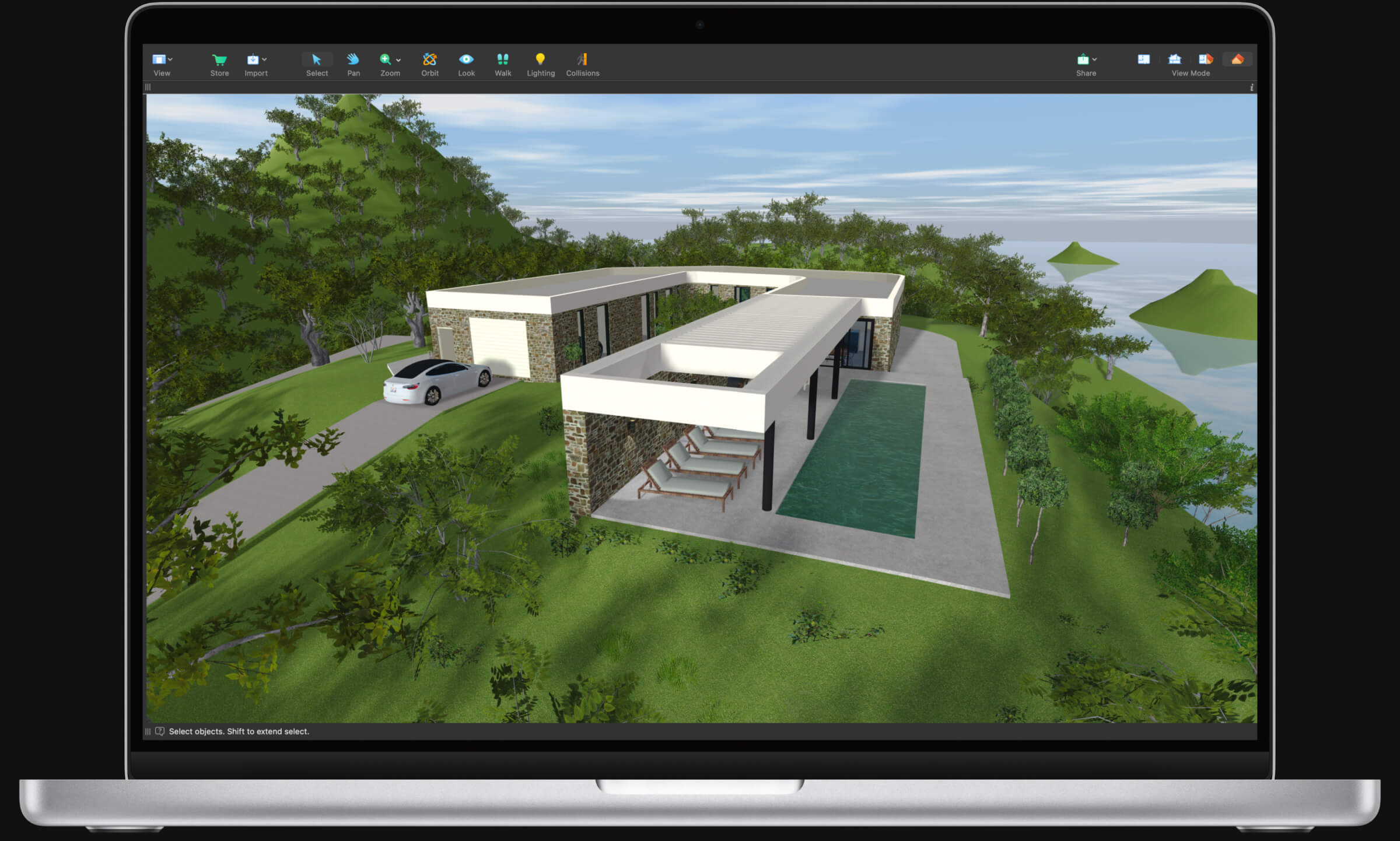 Éditeur de source de lumière – Live Home 3D pour Mac