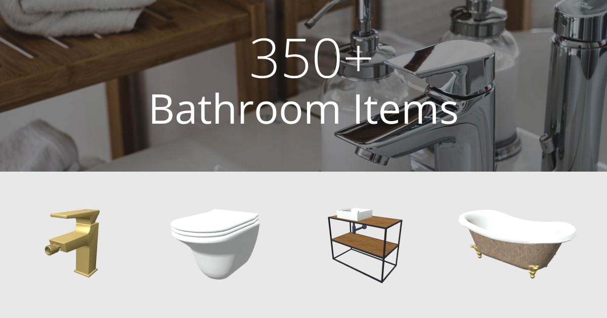 Live Home 3D — Bathroom Items