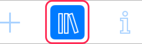 The Library icon in the toolbar.