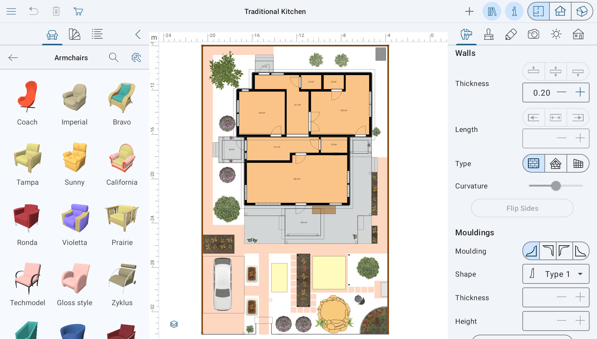 2D Plan view