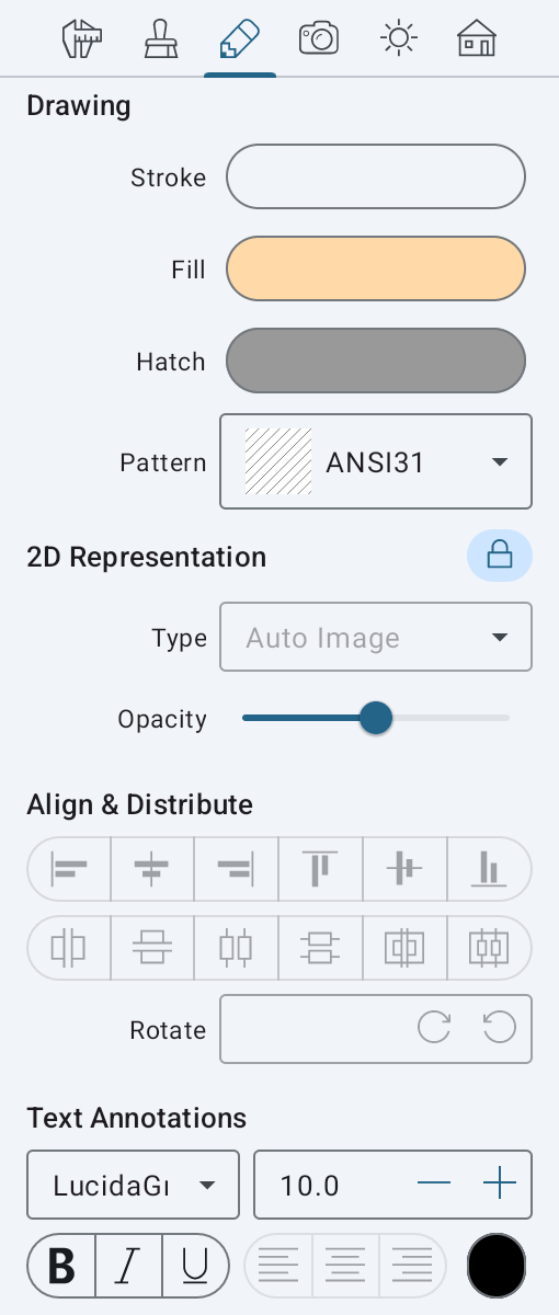 2D Properties int the Inspector