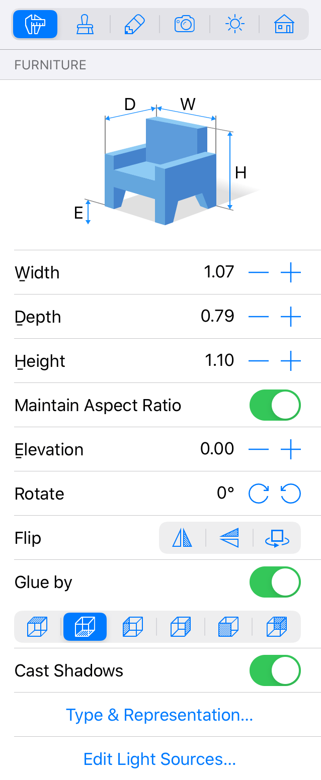 Furniture Parameters