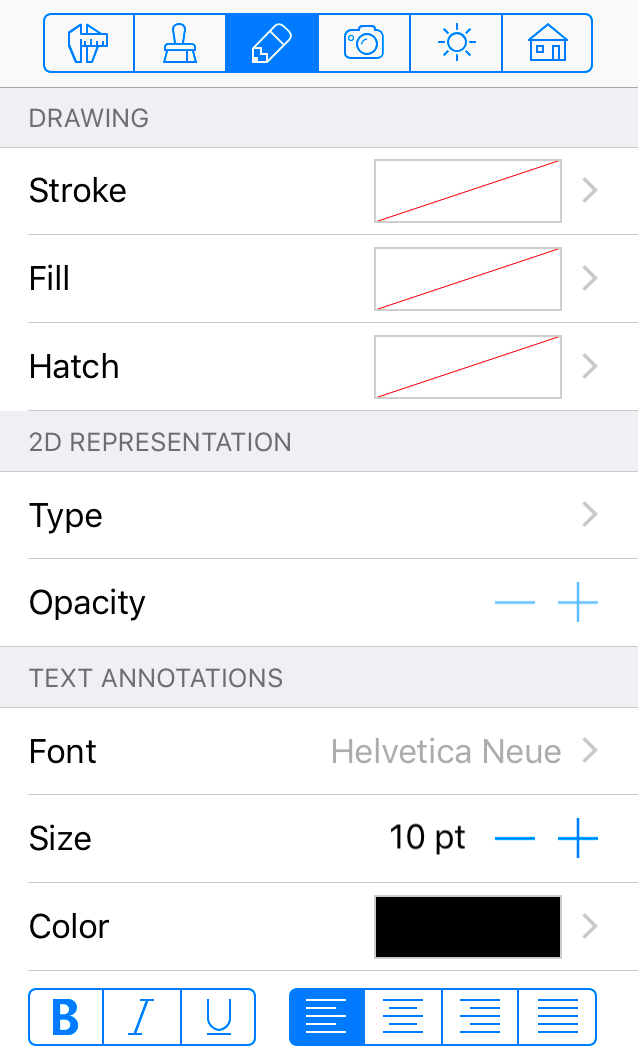 Text formatting tools