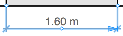 Richtung der Bemaßungsverlängerung