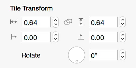 Tile Transform tools